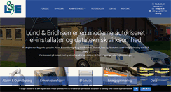 Desktop Screenshot of l-e.dk